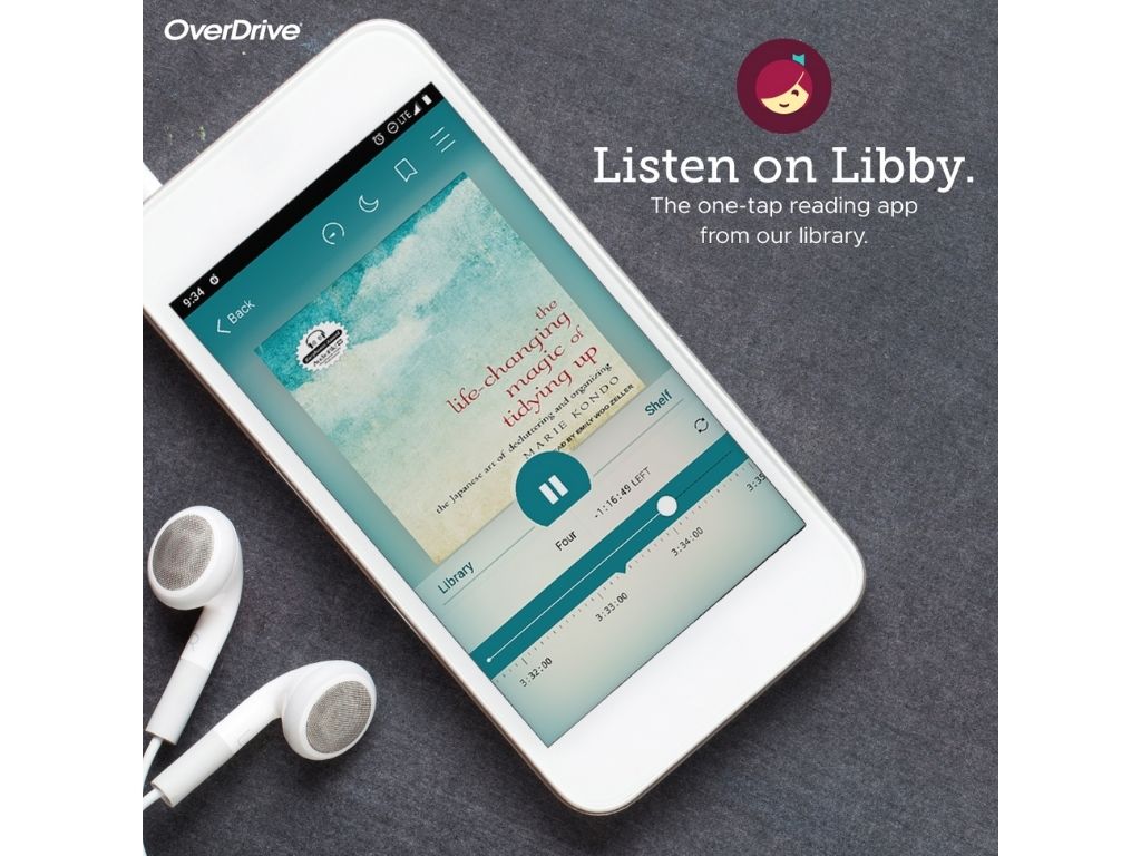 Libby. Listen on Libby. The one-tap reading app from our library.